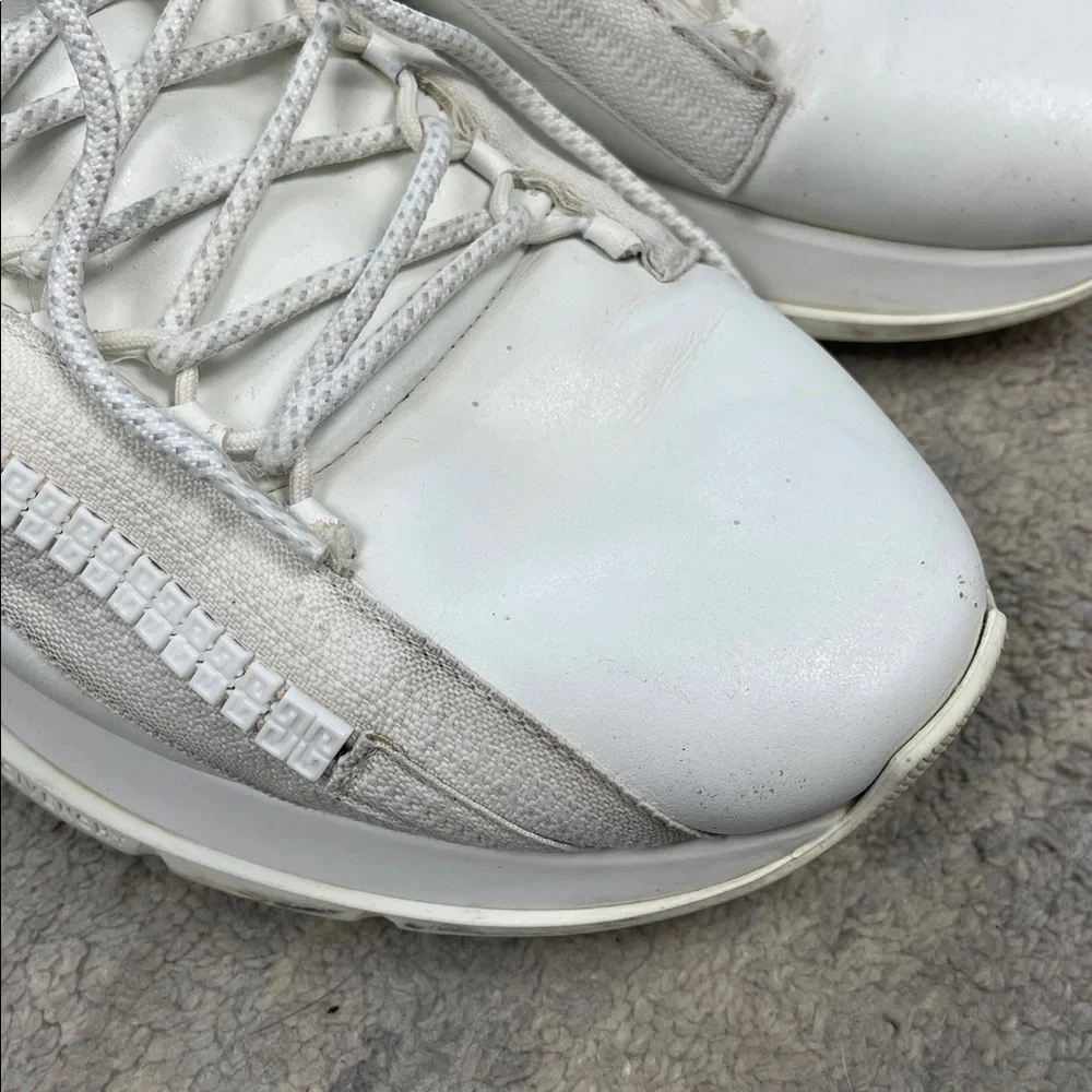 Givenchy Spectre Runner Sneakers In Leather With Zip White Sz 41